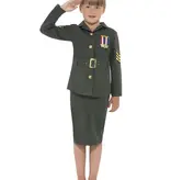 Oorlogsmeisje kostuum