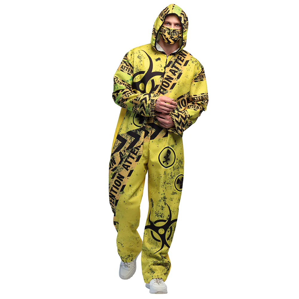 Kostuum Radioactive Caution afbeelding