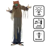 Staande decoratie Gemene wolf (160 cm)