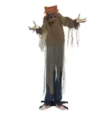 Staande decoratie Gemene wolf (160 cm)