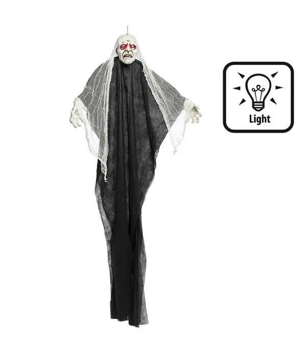 Horror Decoratie Lichtspook (170 cm)