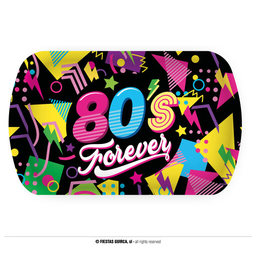 80's Forever Dienblad (39x24cm)