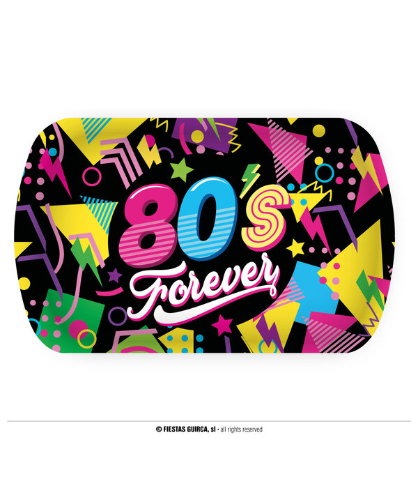 80's Forever Dienblad (39x24cm)