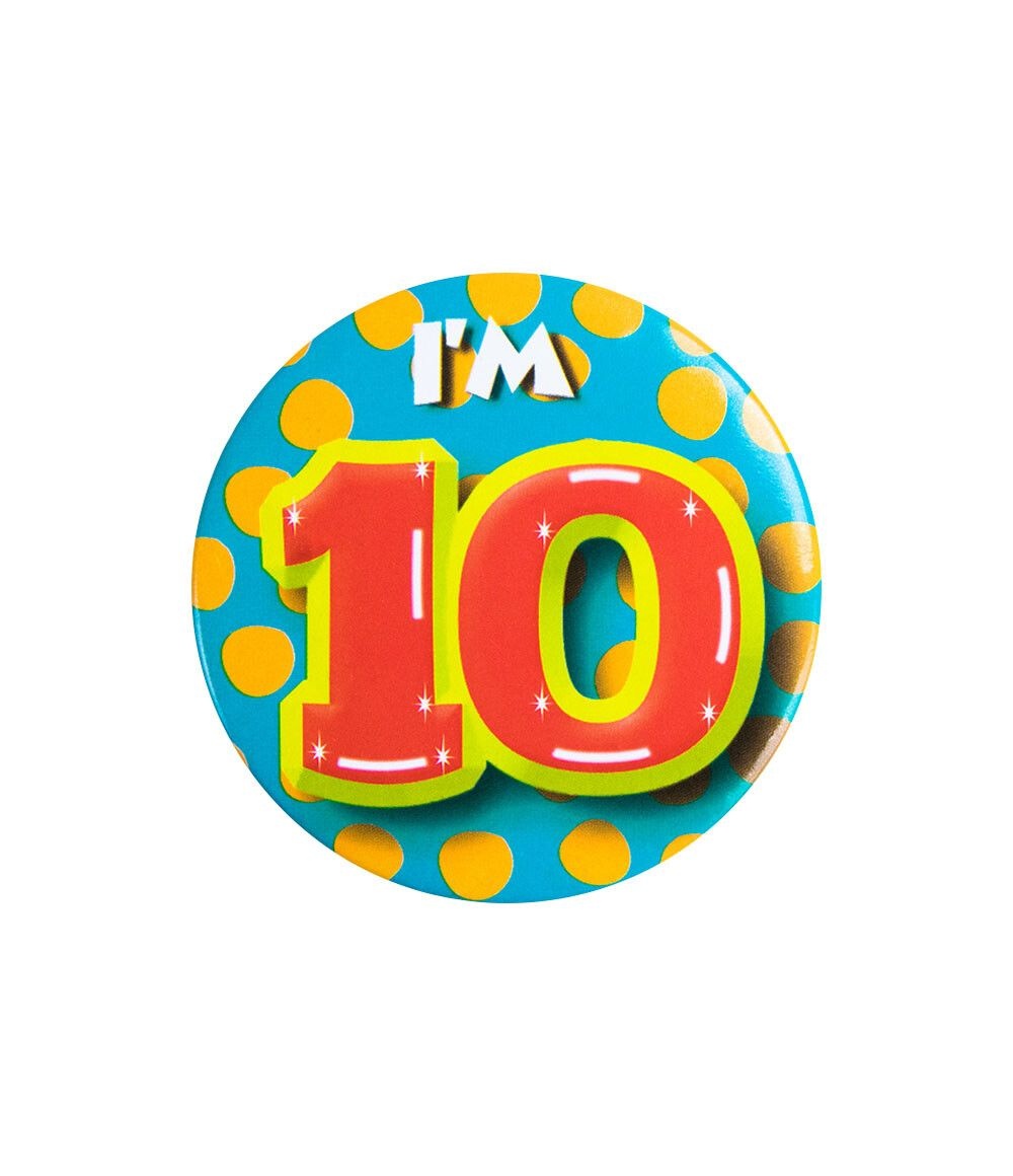 Button Klein 10 Jaar afbeelding