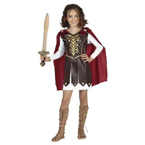 Warrior Kostuum Met Cape Kind