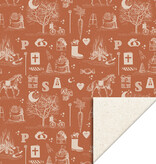 Rol Kadopapier Sint - Vintage Cognac (3m)