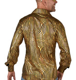 Disco Blouse Holografisch Goud/Zwart