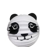 Ronde Ballon Panda met oortjes - 20cm