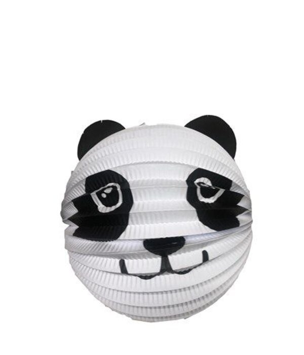 Ronde Ballon Panda met oortjes - 20cm