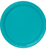 Gebaksbordjes Teal 18cm (20st)