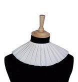 Piet kraag crêpepapier wit 3 lagen