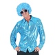 Disco blouse paillet aqua