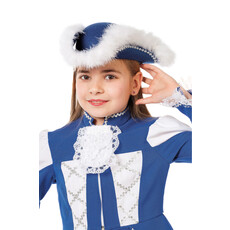 Dansmarietje hoed kind blauw
