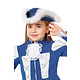 Dansmarietje hoed kind blauw