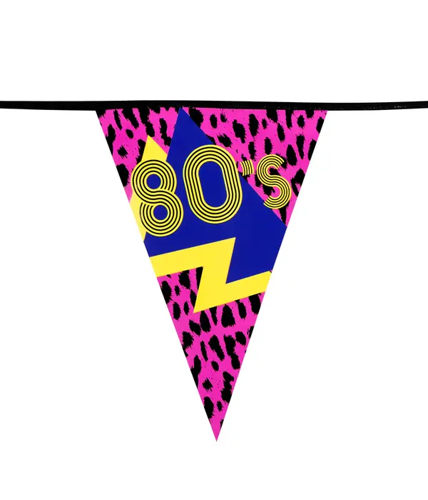 Vlaggenlijn 80's party