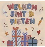 Servetten Welkom Sint & Piet Cartoon (20st)