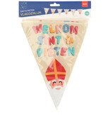 Vlaggenlijn Welkom Sint & Piet Cartoon (6m)