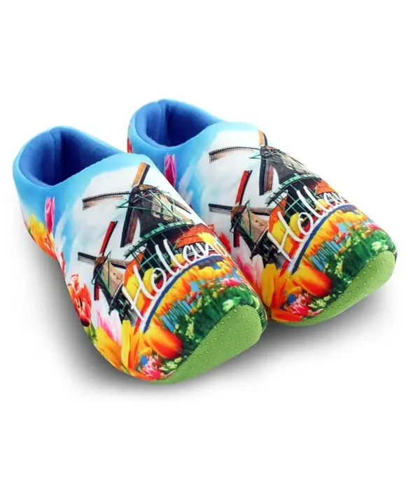 Klomppantoffels Windmolens Holland