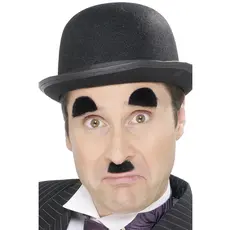 Snor En Wenkbrauwen Set Chaplin