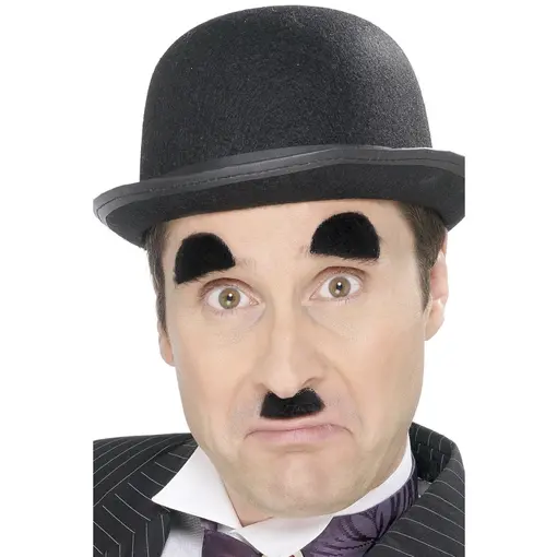 Snor En Wenkbrauwen Set Chaplin