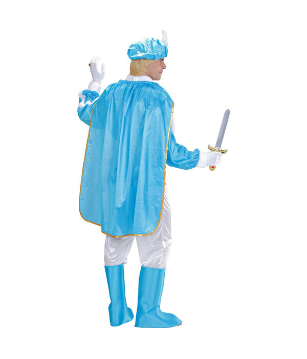 Blauwe prins kostuum