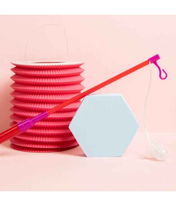 Lampionstokje Rood Paars