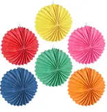 12 Gekleurde Ronde Papieren Ballonlampionnen
