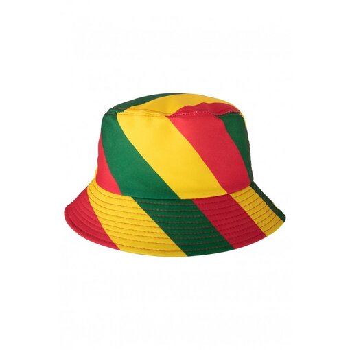 Vissershoedje Rood/Geel/Groen