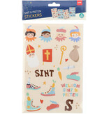 Stickervellen Sint & Piet Cartoon