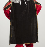 Pietenpak meisje rood/zwart luxe