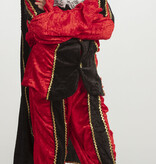 Pietenpak meisje rood/zwart luxe