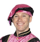 Piet baret velours met struisveer