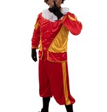 Pietenkostuum rood/goud Alexandro