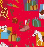 Rol Inpakpapier Sinterklaas diverse dessins