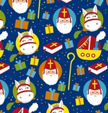 Rol Inpakpapier Sinterklaas diverse dessins
