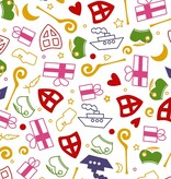 Rol Inpakpapier Sinterklaas diverse dessins
