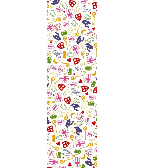 Rol Inpakpapier Sinterklaas diverse dessins