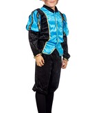 Pietenpak Kind Lichtblauw/Zwart Luxe