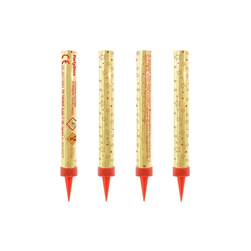 Gouden Party Fonteinen (4st)