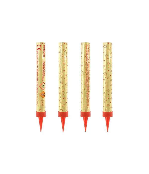 Gouden Party Fonteinen (4st)