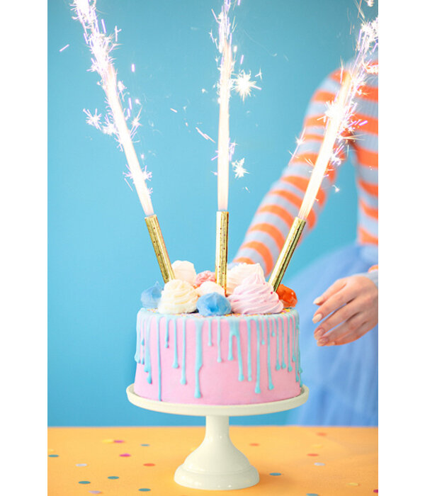 Gouden Party Fonteinen (12st)