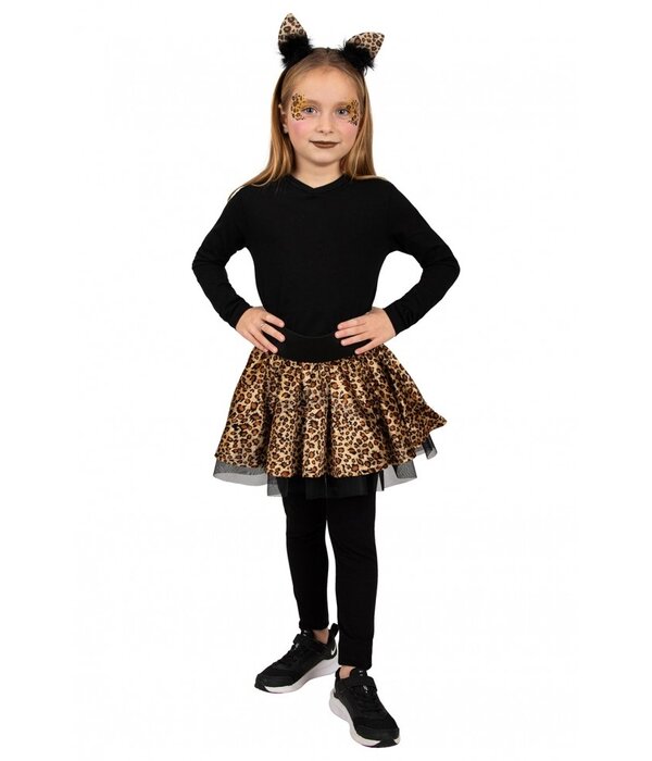 Cirkelrok Panter meisjes
