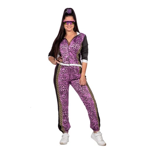 Fout Trainingspak Panter Paars Vrouw