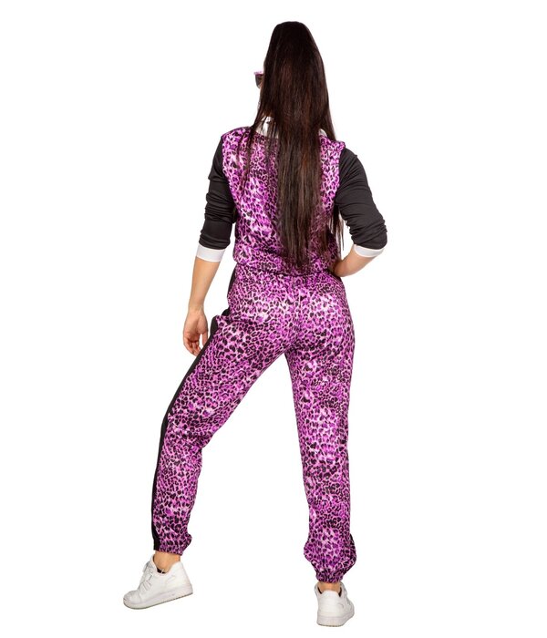 Fout Trainingspak Panter Paars Vrouw