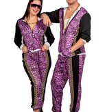 Fout Trainingspak Panter Paars Vrouw