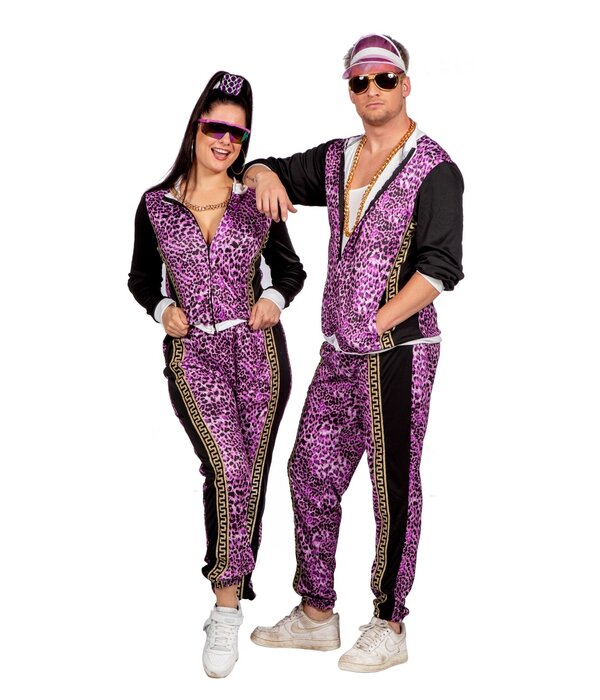 Fout Trainingspak Panter Paars Vrouw