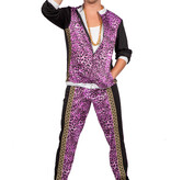 Fout Trainingspak Panter Paars Man