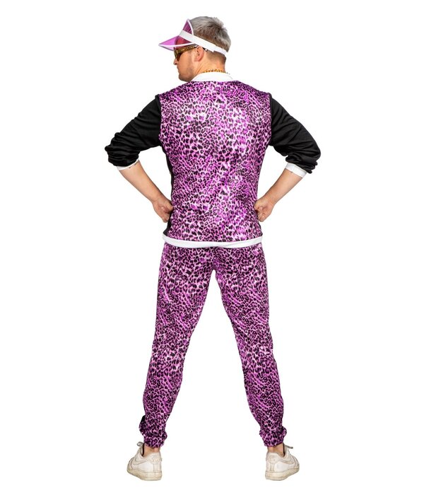 Fout Trainingspak Panter Paars Man