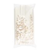 100 Ballonstokjes Wit Biologisch Afbreekbaar (40cm)