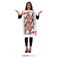 Kaart Hartenvrouw Koningin kostuum